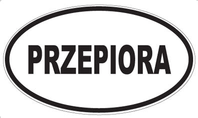 PRZEPIORA - Oval Sticker