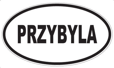 PRZYBYLA - Oval Sticker