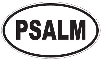 PSALM - Oval Magnet