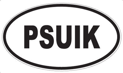 PSUIK - Oval Magnet