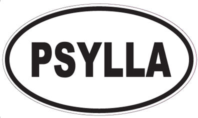 PSYLLA - Oval Sticker
