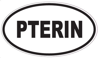 PTERIN - Oval Sticker