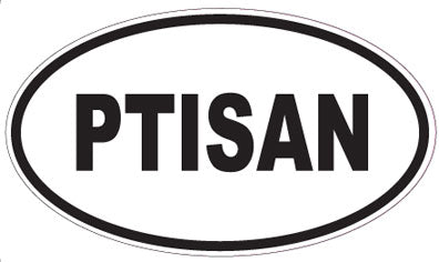 PTISAN - Oval Sticker
