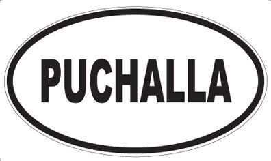PUCHALLA - Oval Sticker