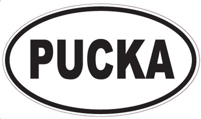 PUCKA - Oval Sticker
