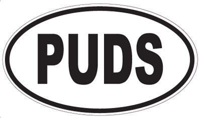 PUDS - Oval Sticker