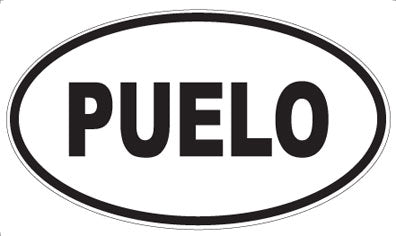 PUELO - Oval Sticker