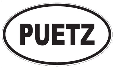 PUETZ - Oval Magnet