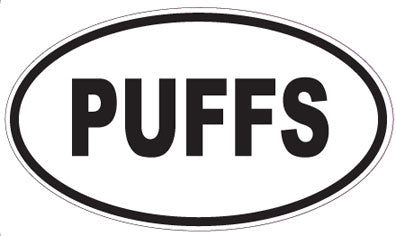 PUFFS - Oval Magnet