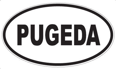 PUGEDA - Oval Magnet