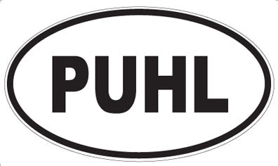 PUHL - Oval Magnet