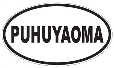 PUHUYAOMA - Oval Magnet