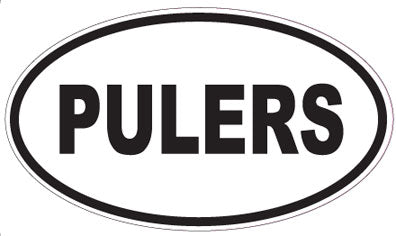 PULERS - Oval Sticker