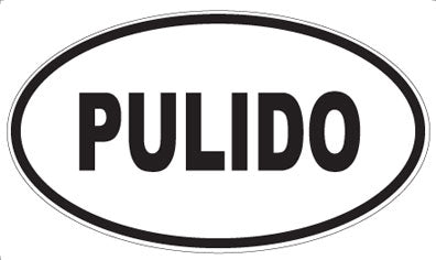 PULIDO - Oval Magnet