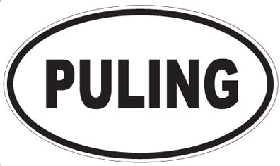 PULING - Oval Sticker