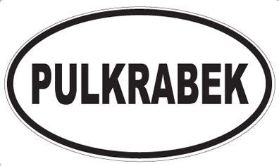 PULKRABEK - Oval Magnet