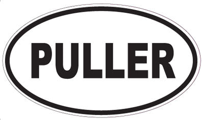PULLER - Oval Sticker