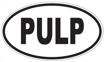 PULP - Oval Sticker