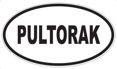 PULTORAK - Oval Sticker