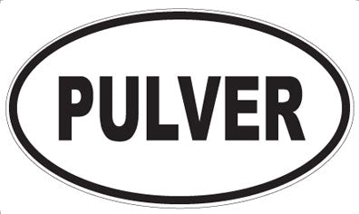 PULVER - Oval Magnet