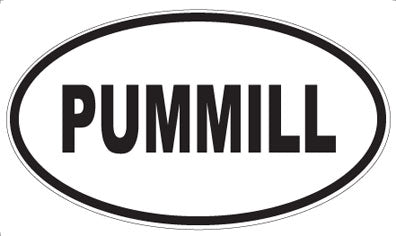 PUMMILL - Oval Magnet