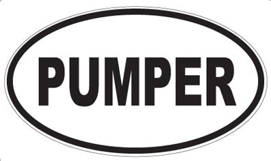 PUMPER - Oval Magnet