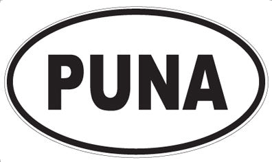 PUNA - Oval Magnet