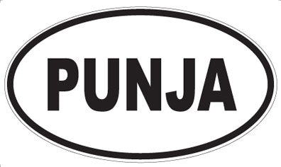 PUNJA - Oval Magnet