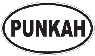 PUNKAH - Oval Sticker