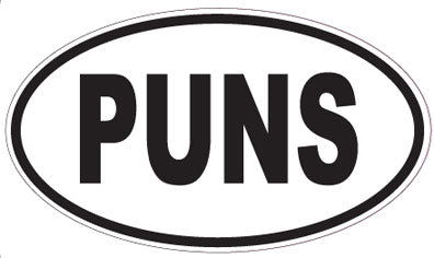 PUNS - Oval Sticker