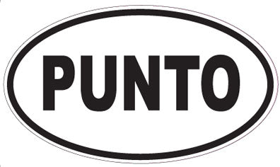 PUNTO - Oval Magnet