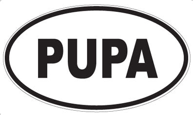 PUPA - Oval Magnet