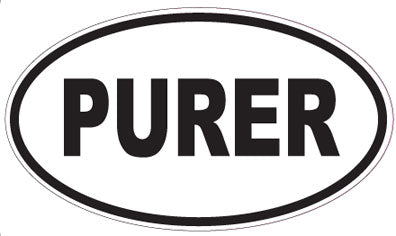 PURER - Oval Magnet