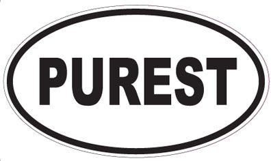 PUREST - Oval Sticker
