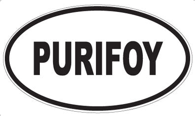 PURIFOY - Oval Sticker