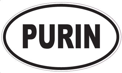 PURIN - Oval Sticker
