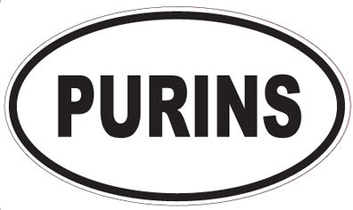 PURINS - Oval Sticker