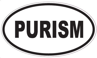 PURISM - Oval Sticker