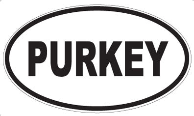 PURKEY - Oval Magnet