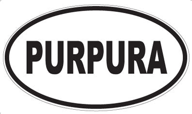 PURPURA - Oval Magnet