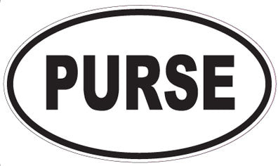 PURSE - Oval Magnet