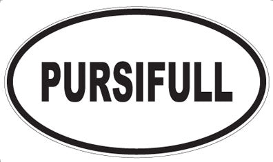 PURSIFULL - Oval Magnet