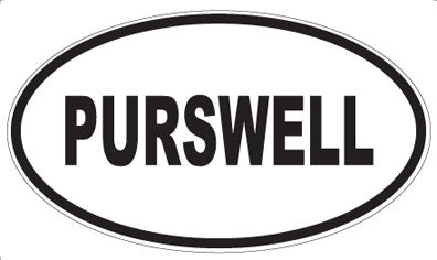 PURSWELL - Oval Sticker