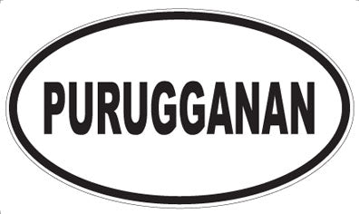 PURUGGANAN - Oval Magnet