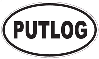 PUTLOG - Oval Sticker