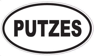 PUTZES - Oval Sticker