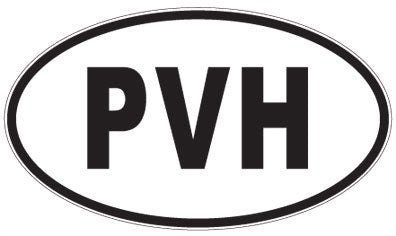PVH - 3 Letter Initials Oval Magnet