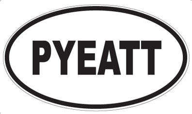 PYEATT - Oval Magnet