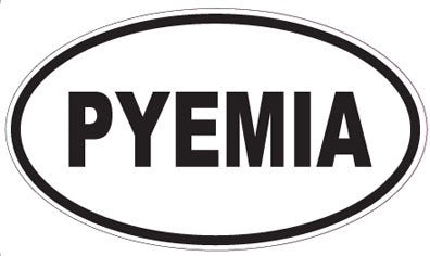 PYEMIA - Oval Sticker