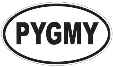 PYGMY - Oval Sticker